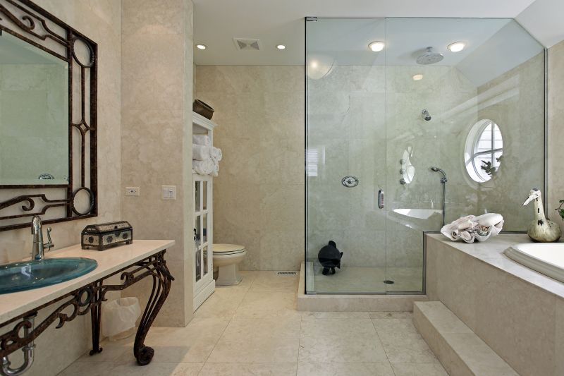 Wide Shower Spaces
